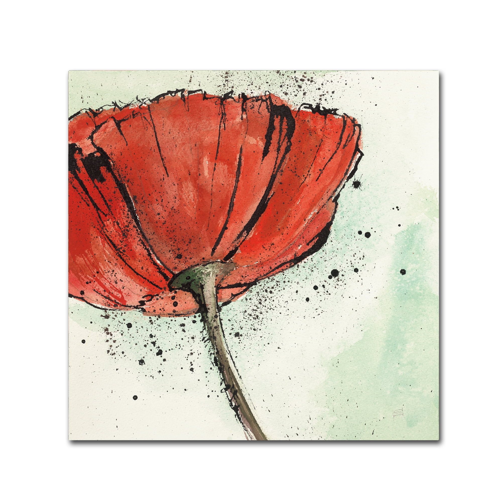 Trademark Fine Art 'Not a California Poppy I' Canvas Art by Chris Paschke