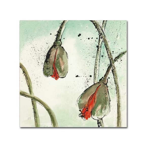 Trademark Fine Art 'Not a California Poppy II' Canvas Art by Chris Paschke