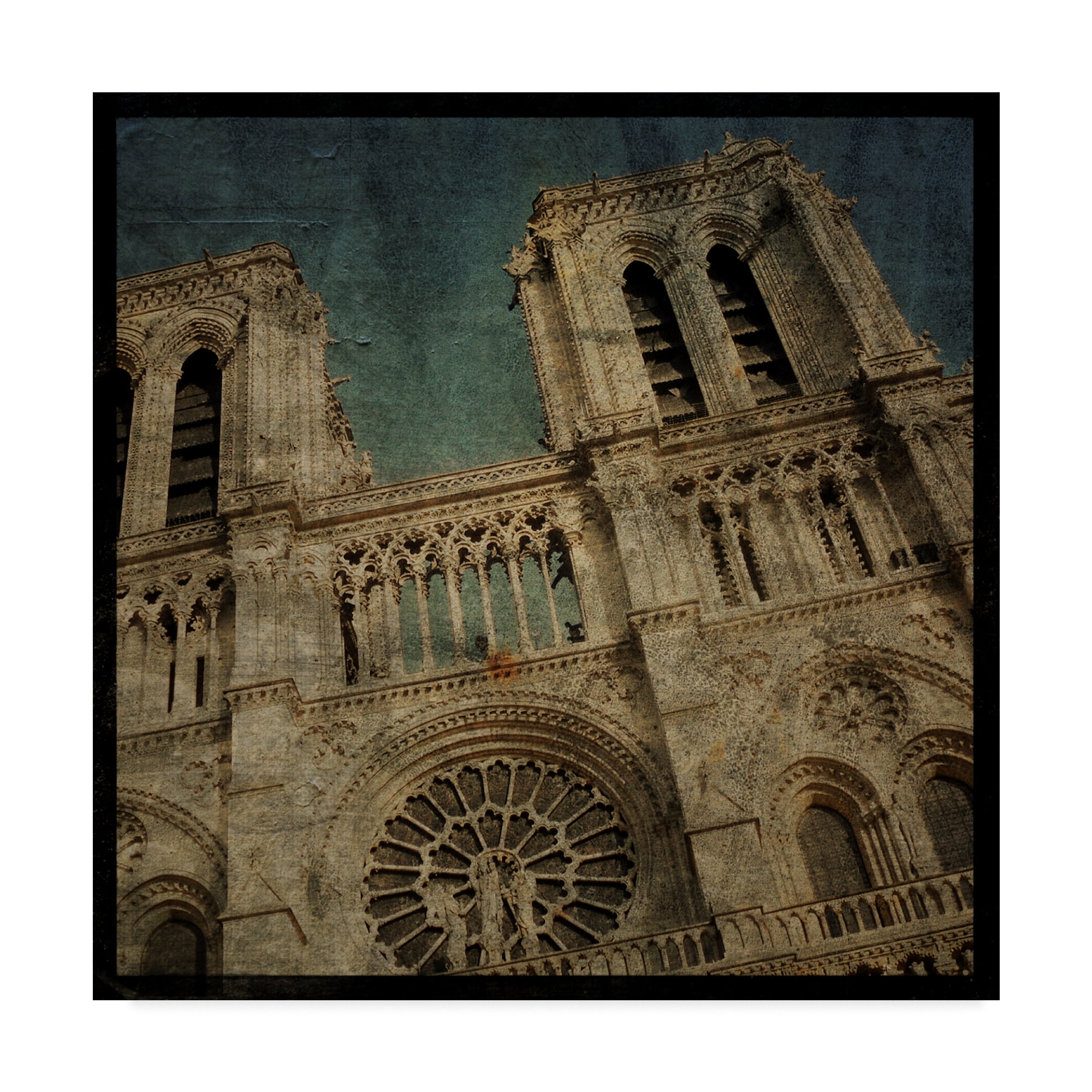 Trademark Fine Art 'Notre Dame' Canvas Art by John W. Golden