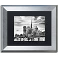 thumbnail image 1 of Trademark Fine Art "Notre Dame Cathedral Paris" Canvas Art by Philippe Hugonnard, Black Matte, Silver Frame, 1 of 4