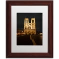 thumbnail image 1 of Trademark Fine Art "Notre-Dame de Paris" Canvas Art by Michael Blanchette Photography White Matte, Wood Frame, 1 of 4