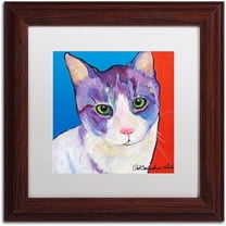 Trademark Fine Art "Nugget" Canvas Art by Pat Saunders-White, White Mat, Wood Frame