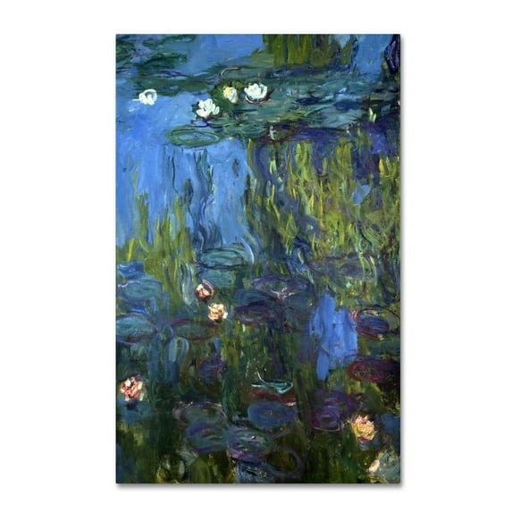 Trademark Fine Art 'Nympheas 1914-17' 22' x 32' Canvas Art