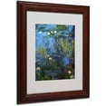thumbnail image 1 of Trademark Fine Art "Nympheas 1914-17" Canvas Art by Claude Monet, Wood Frame, 1 of 5