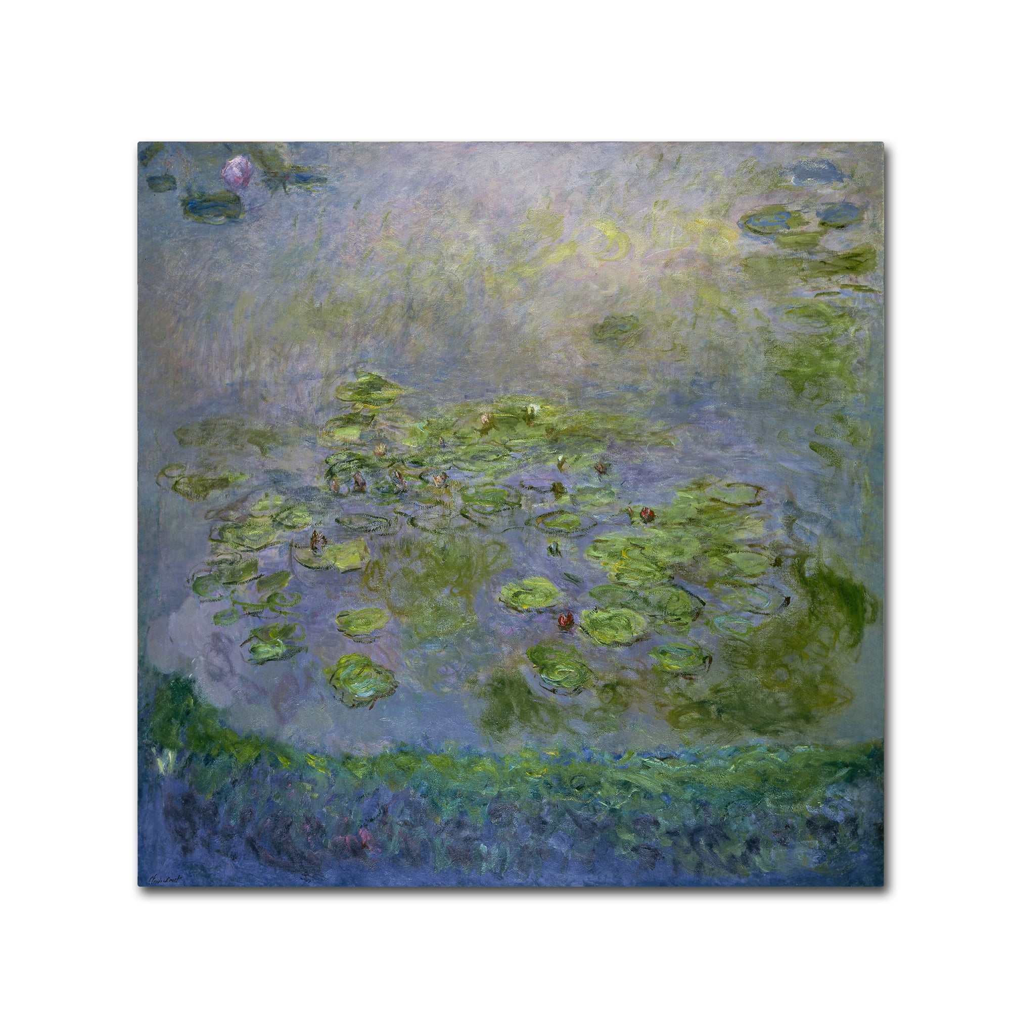 Trademark Fine Art 'Nympheas Waterlilies' Canvas Art by Monet