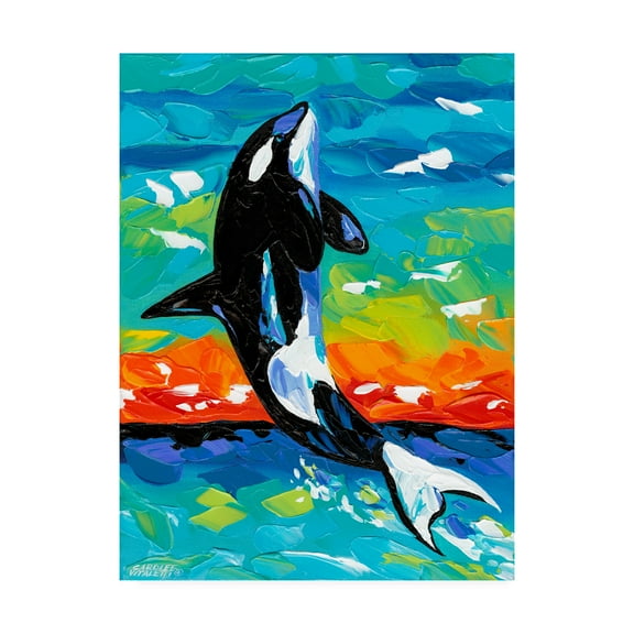 Trademark Fine Art 'Ocean Friends Bold I' Canvas Art by Carolee Vitaletti