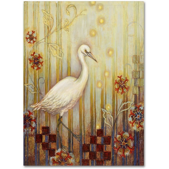 Trademark Fine Art 'Ocean Heron' Canvas Art by Rachel Paxton