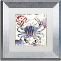 Trademark Fine Art "Oceania II" Canvas Art by Color Bakery, White Matte, Silver Frame