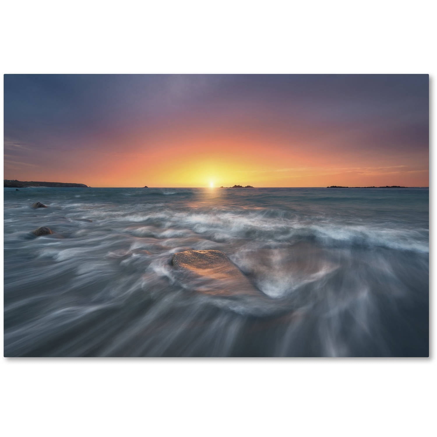 Trademark Fine Art 'Oceanic Poetry' Canvas Art by Mathieu Rivrin