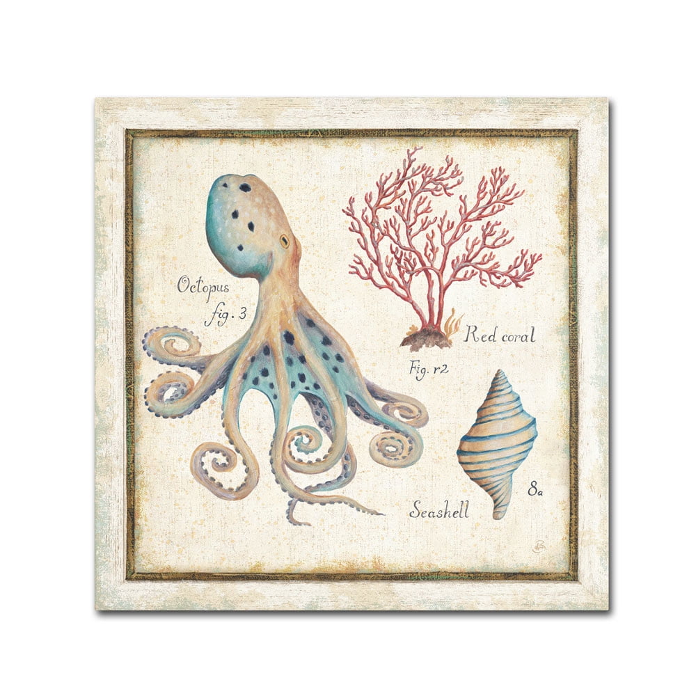 Trademark Fine Art "Oceanography I" Canvas Art by Daphne Brissonnet