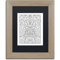 Trademark Fine Art "Oceans of wonder" Canvas Art by Kathy G. Ahrens, Black Matte, Birch Frame