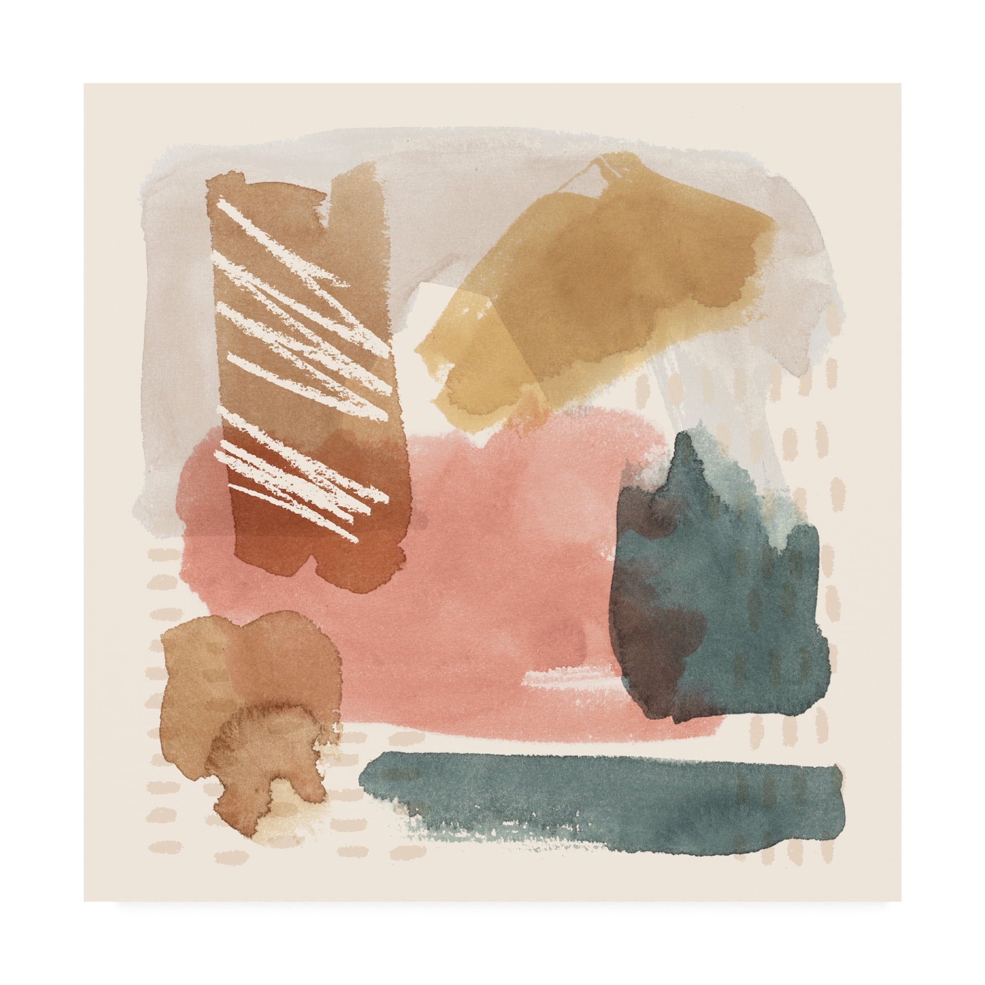 Trademark Fine Art 'Ochre Echo II' Canvas Art by Grace Popp