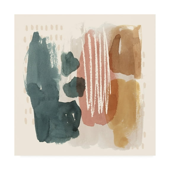 Trademark Fine Art 'Ochre Echo III' Canvas Art by Grace Popp