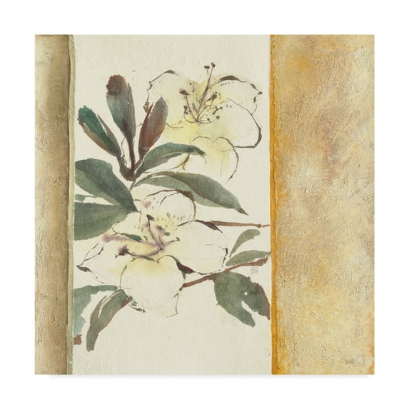Trademark Fine Art 'Ochre Rhododendron' Canvas Art by Chris Paschke