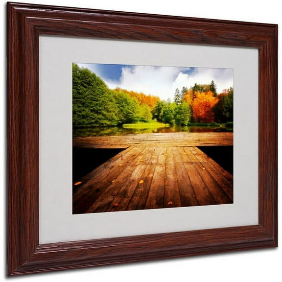Trademark Fine Art "October" Canvas Art by Philippe Sainte-Laudy, Wood Frame