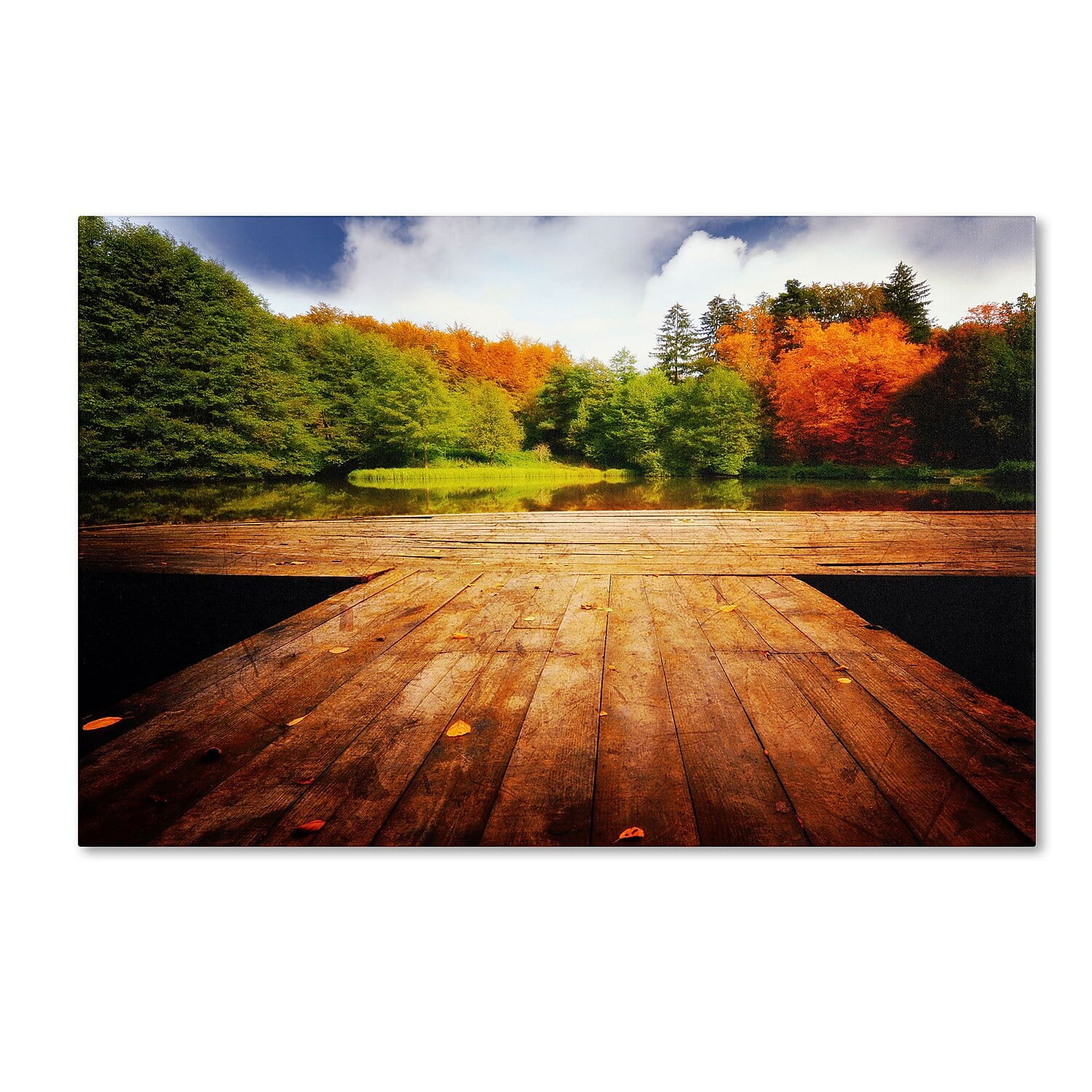 Trademark Fine Art "October" Canvas Art by Philippe Sainte-Laudy