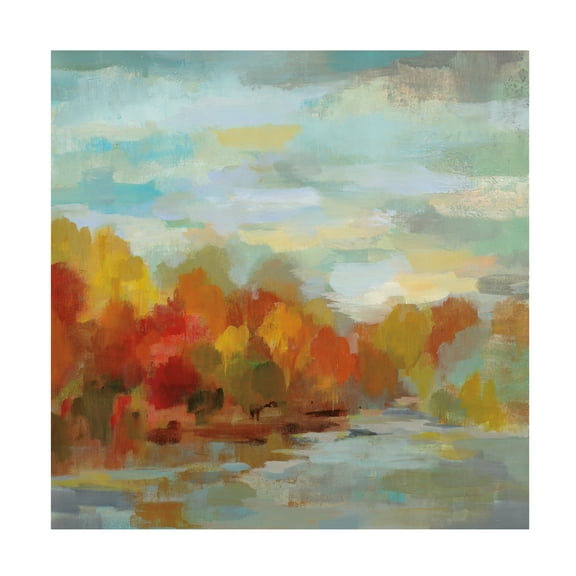 Trademark Fine Art Silvia Vassileva October Dreamscape Canvas Wall Art - 14x14