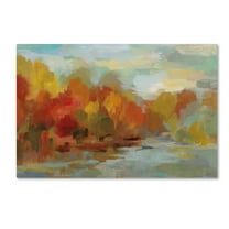 Trademark Fine Art 'October Dreamscape Crop' Canvas Art by Silvia Vassileva