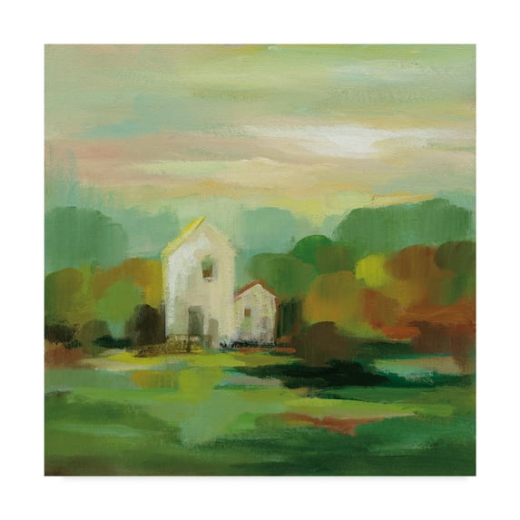 Trademark Fine Art 'October Farm I' Canvas Art by Silvia Vassileva