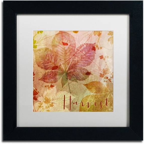 Trademark Fine Art "October Pastel I" Canvas Art by Color Bakery White Matte, Black Frame