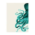 thumbnail image 1 of Trademark Fine Art 'Octopus Green And Cream A' Canvas Art by Fab Funky, 1 of 3