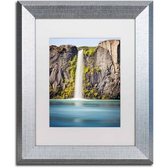 Trademark Fine Art 'Odessa' Canvas Art by Philippe Sainte-Laudy, White Matte, Silver Frame