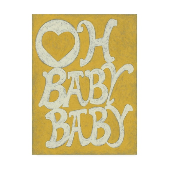 Trademark Fine Art 'Oh Baby, Baby' Canvas Art by Chariklia Zarris