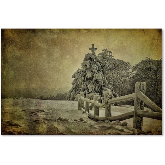 Trademark Fine Art "Oh Christmas Tree" Canvas Art by Lois Bryan