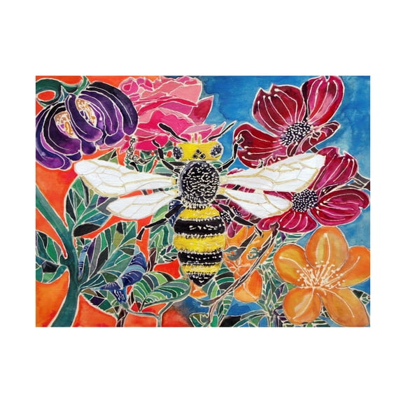 Trademark Fine Art 'Oh Honey Bee' Canvas Art by Lauren Moss