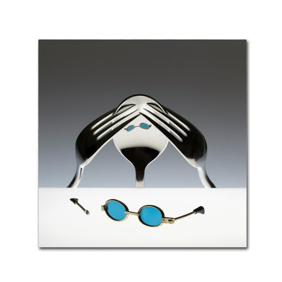 Trademark Fine Art 'Oh No! It'S Broken!' Canvas Art by Wieteke de Kogel