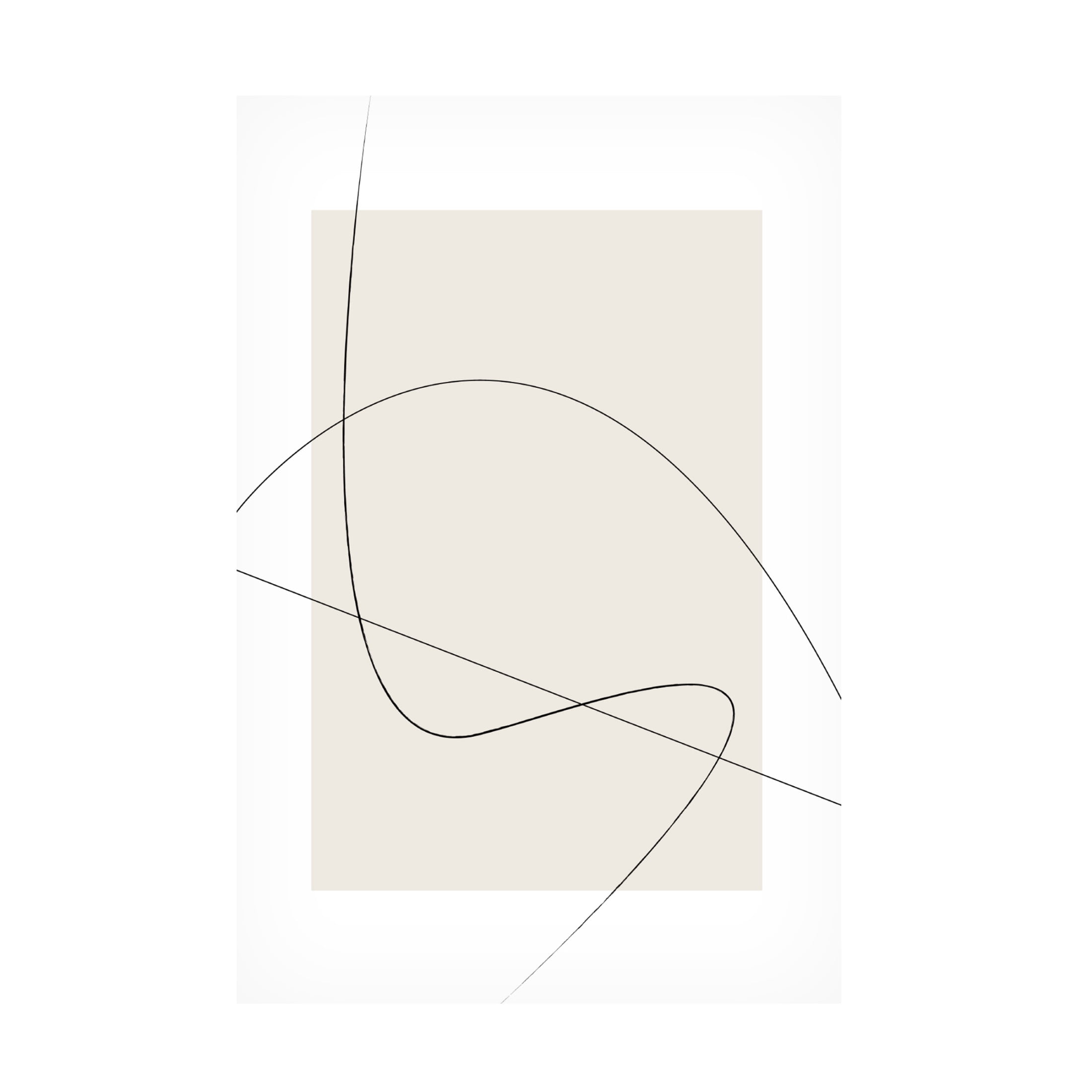 Trademark Fine Art Oju Design Beige Abstract Canvas Wall Art