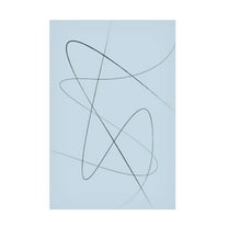 Trademark Fine Art Oju Design Blue Abstract No2 Canvas Wall Art