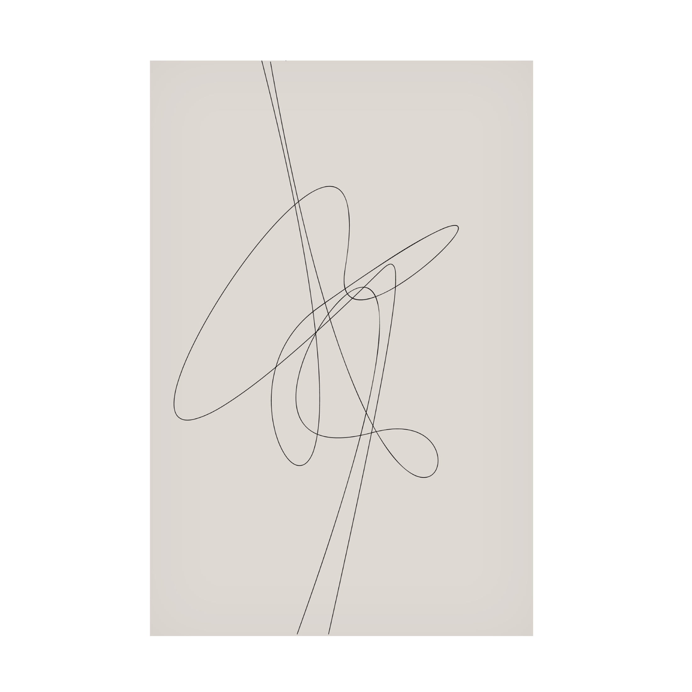 Trademark Fine Art Oju Design  Brown Abstract Canvas Wall Art