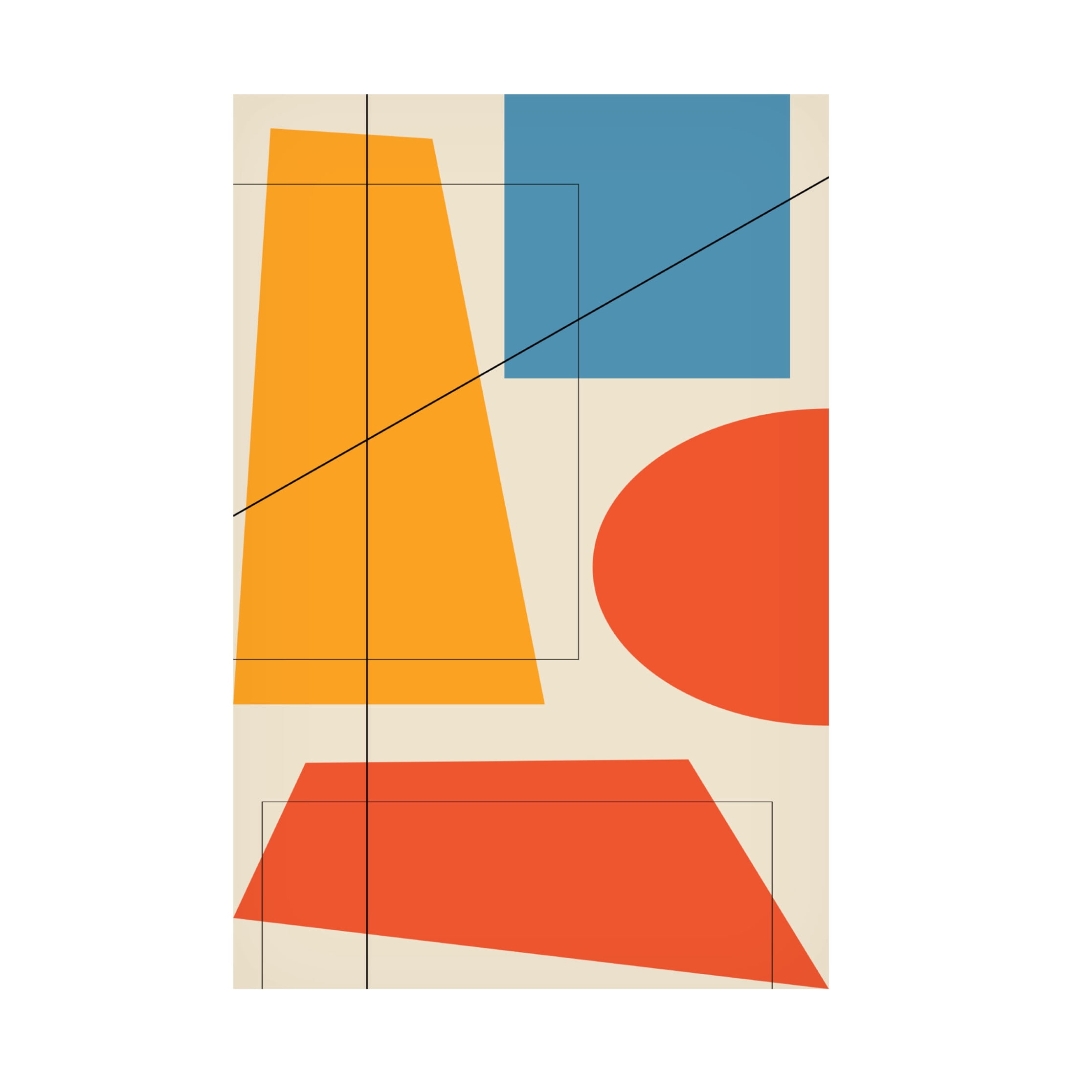 Trademark Fine Art Oju Design Geometric 5 Canvas Wall Art