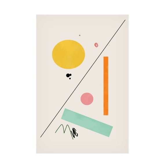 Trademark Fine Art Oju Design  Geoz Canvas Wall Art