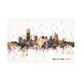 thumbnail image 1 of Trademark Fine Art Michael Tompsett Oklahoma City Skyline II Canvas Wall Art - 30x47, 1 of 5