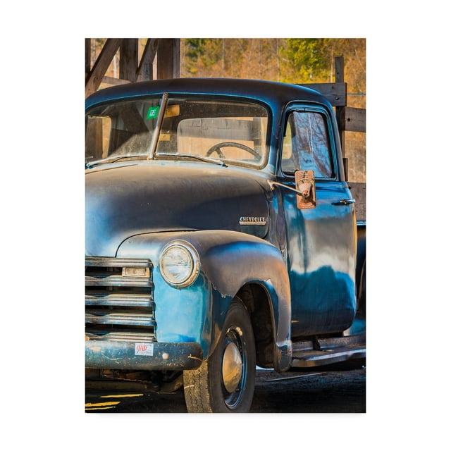 Trademark Fine Art 'Old Chevy Truck' Canvas Art by Brenda Petrella Photography Llc