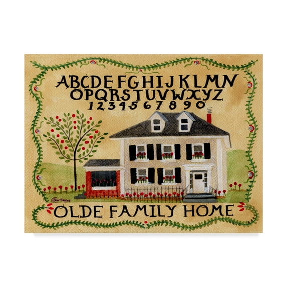 Trademark Fine Art 'Old Family Home' Canvas Art by Cheryl Bartley