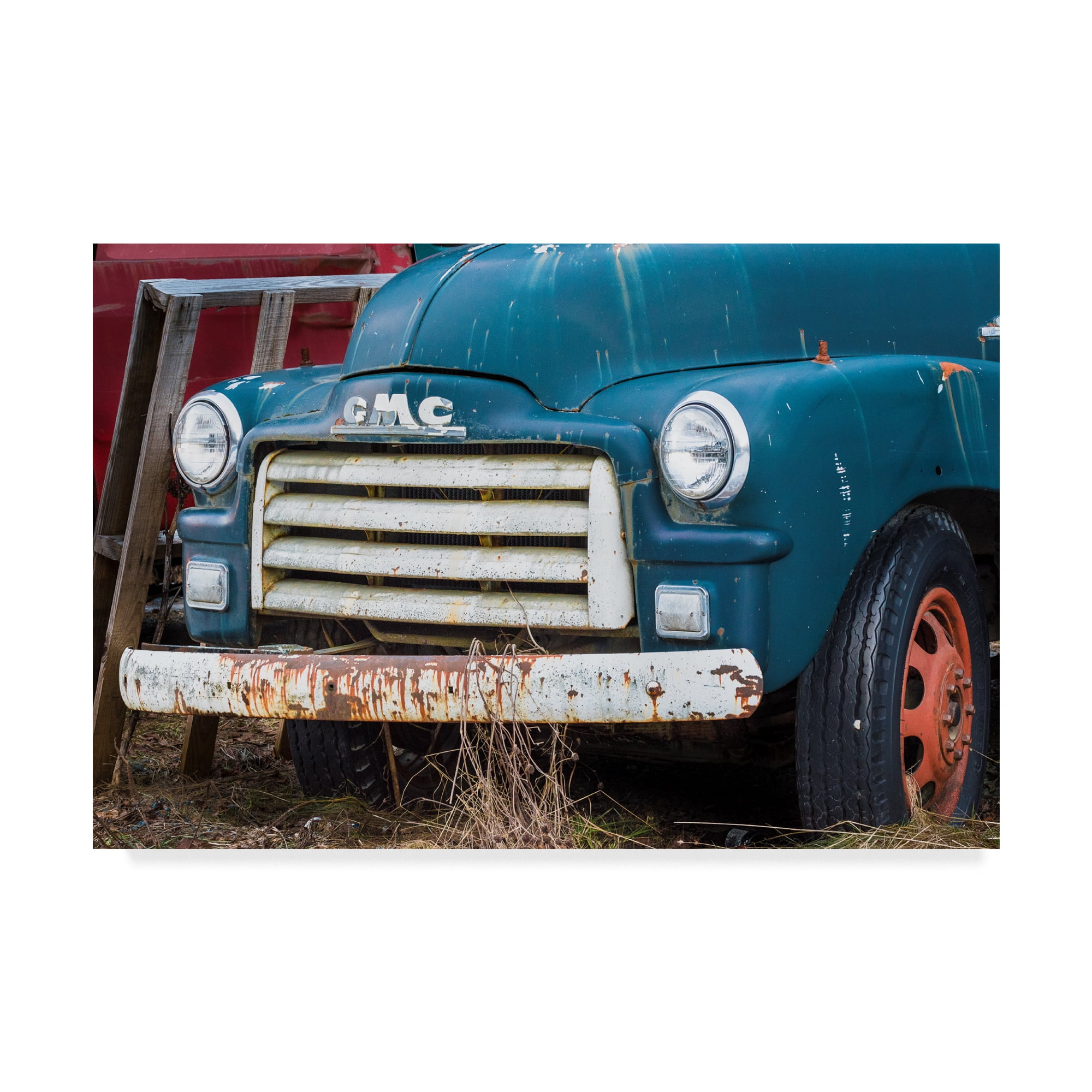 Trademark Fine Art 'Old Gmc Truck' Canvas Art by Brenda Petrella Photography Llc