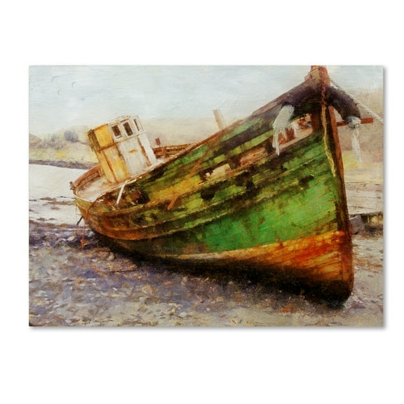 Trademark Fine Art 'Old Salt' Canvas Art by Tina Lavoie