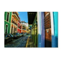 Trademark Fine Art "Old San Juan 11" Canvas Art by CATeyes