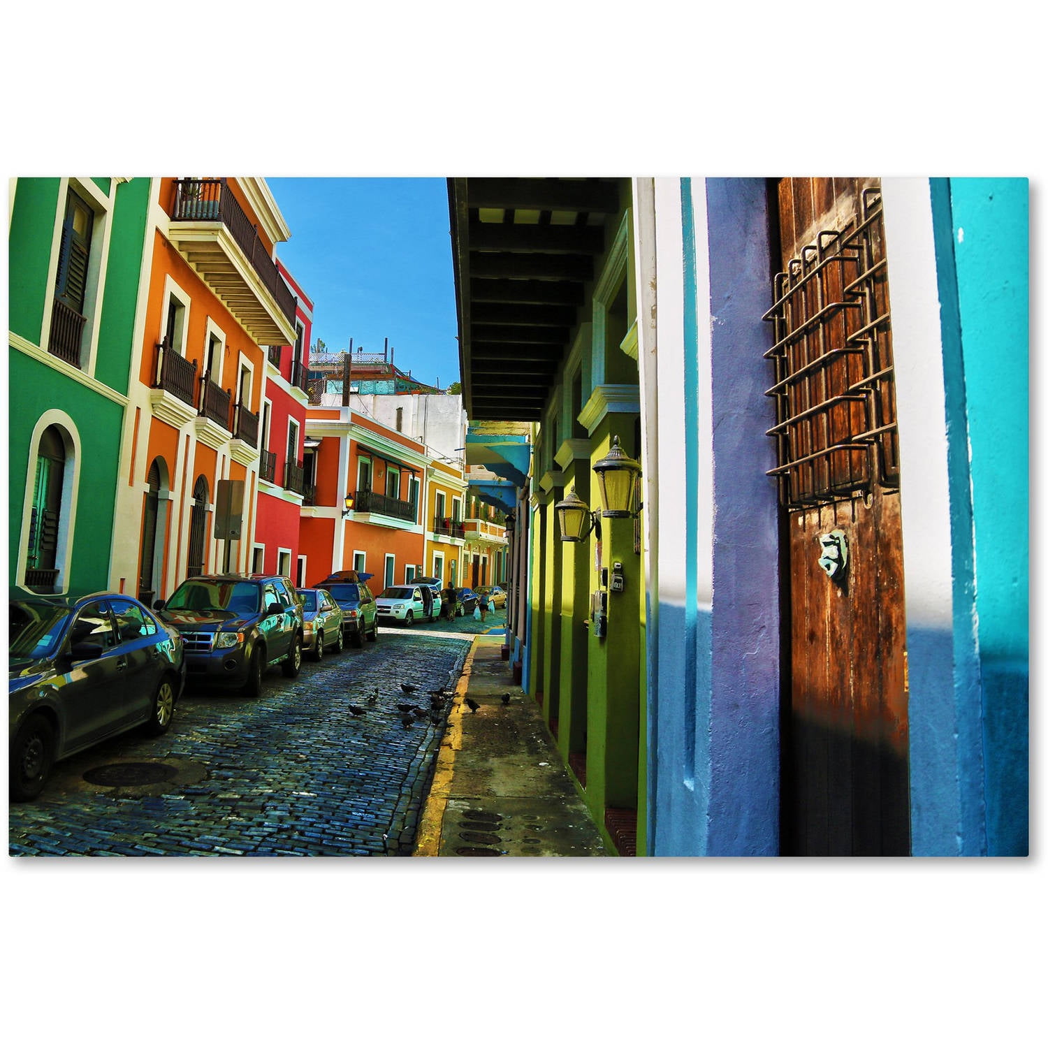 Trademark Fine Art "Old San Juan 11" Canvas Art by CATeyes