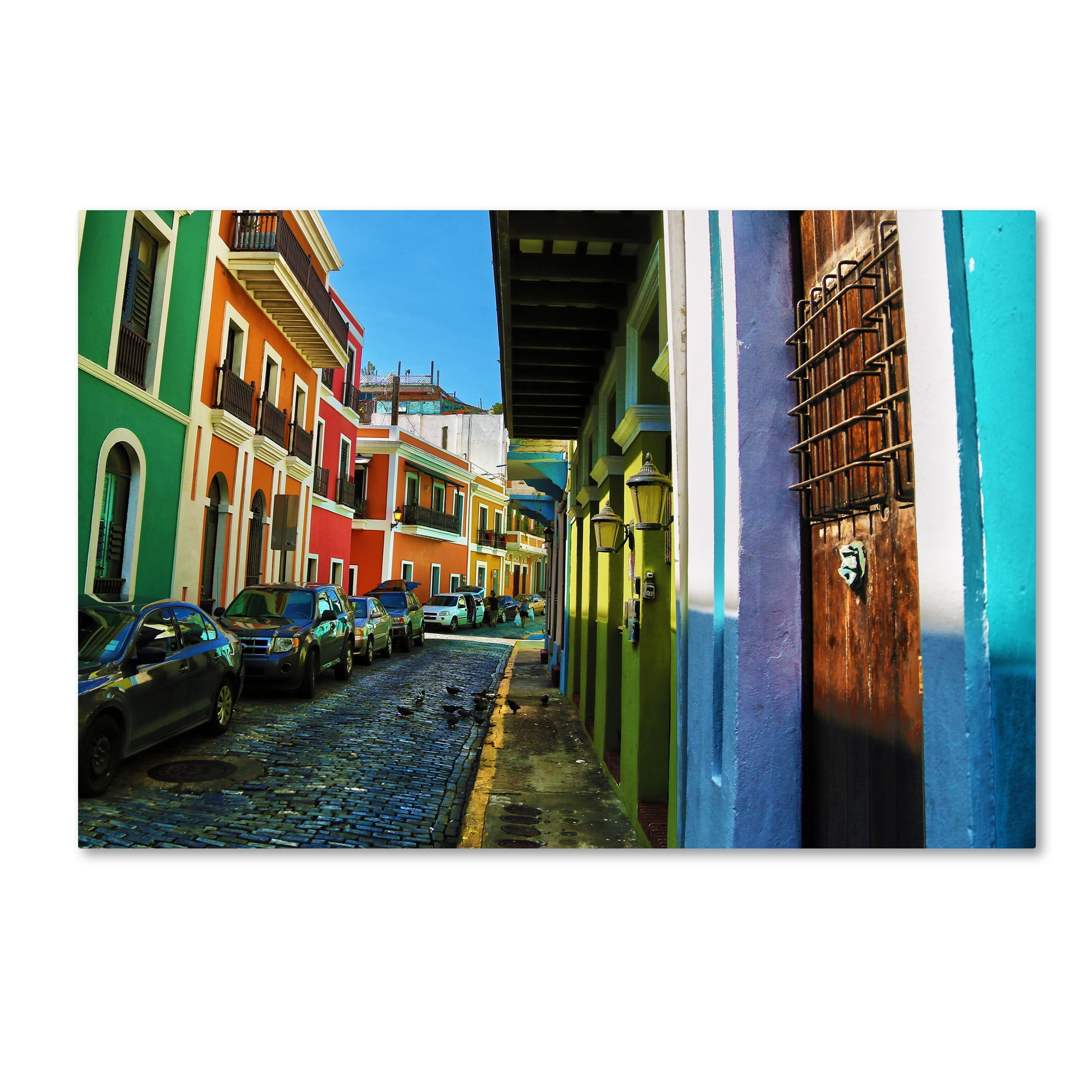 Trademark Fine Art "Old San Juan 11" Canvas Art by CATeyes