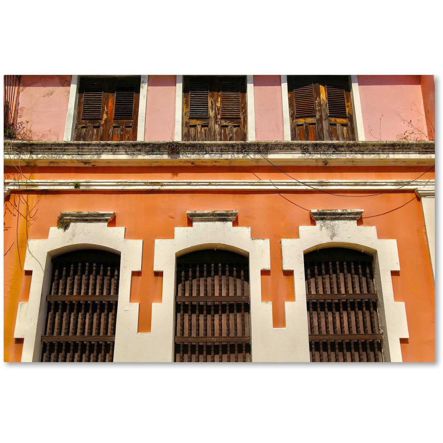 Trademark Fine Art "Old San Juan 12" Canvas Art by CATeyes