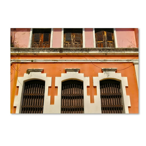 Trademark Fine Art "Old San Juan 12" Canvas Art by CATeyes