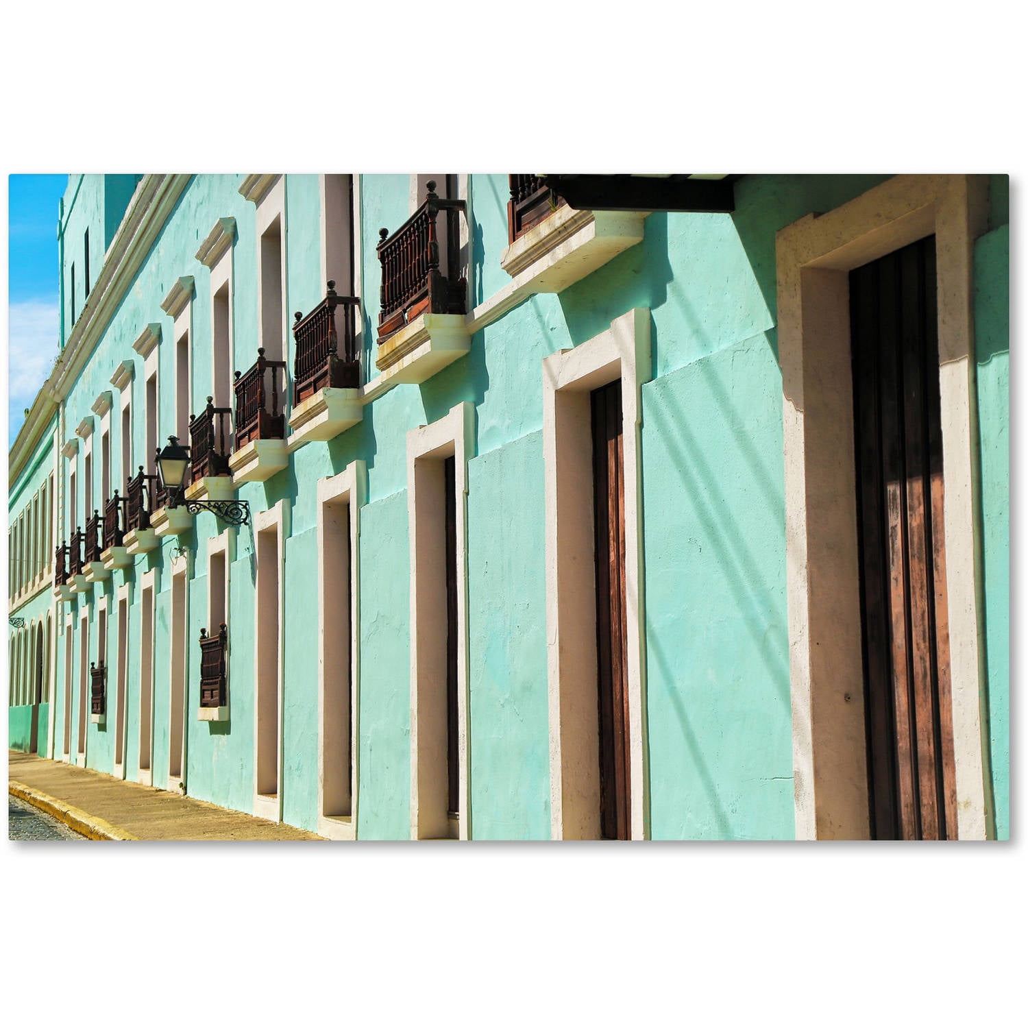 Trademark Fine Art "Old San Juan 2" Canvas Art by CATeyes