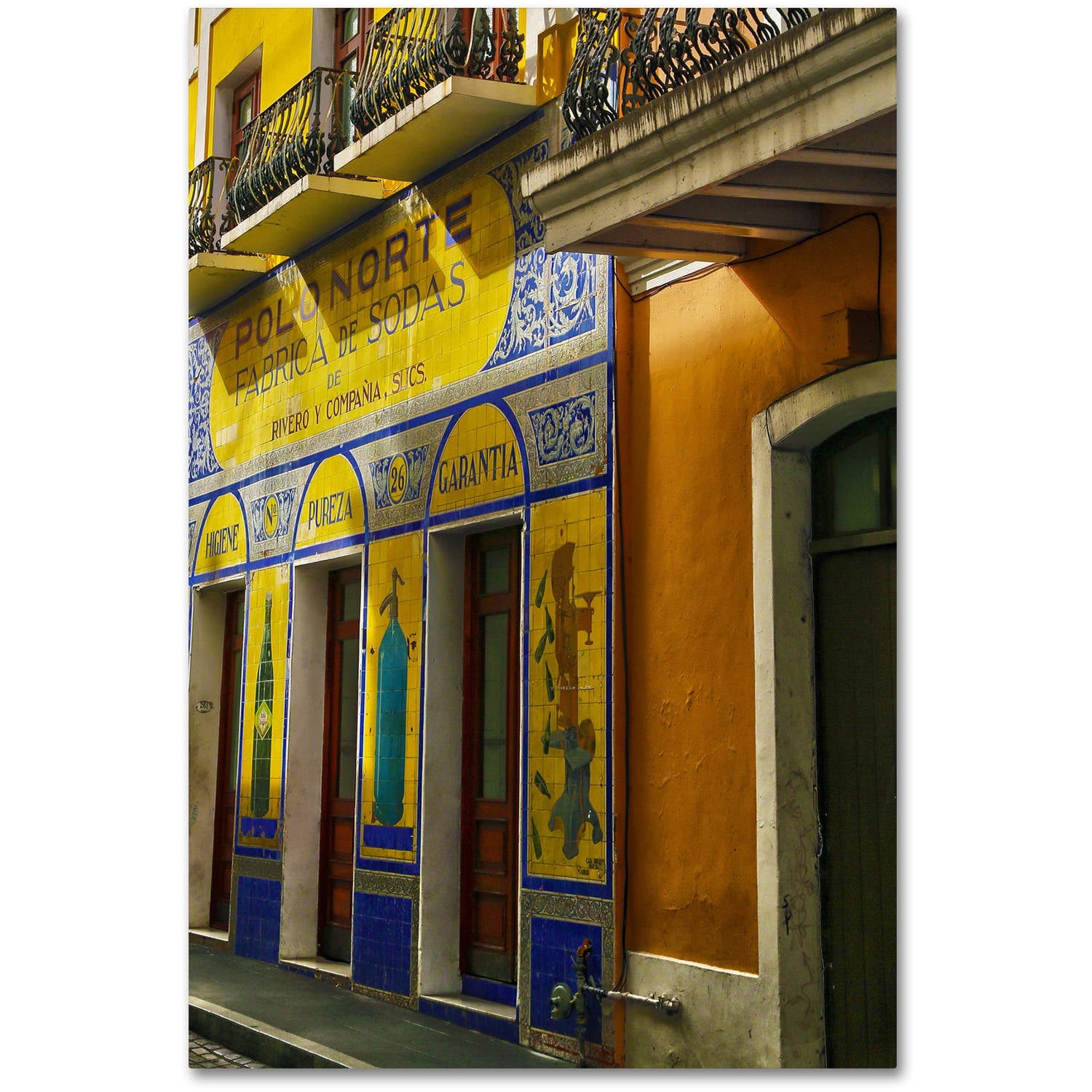 Trademark Fine Art "Old San Juan 4" Canvas Art by CATeyes