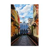 Trademark Fine Art CATeyes Old San Juan 7 Canvas Wall Art - 12x19