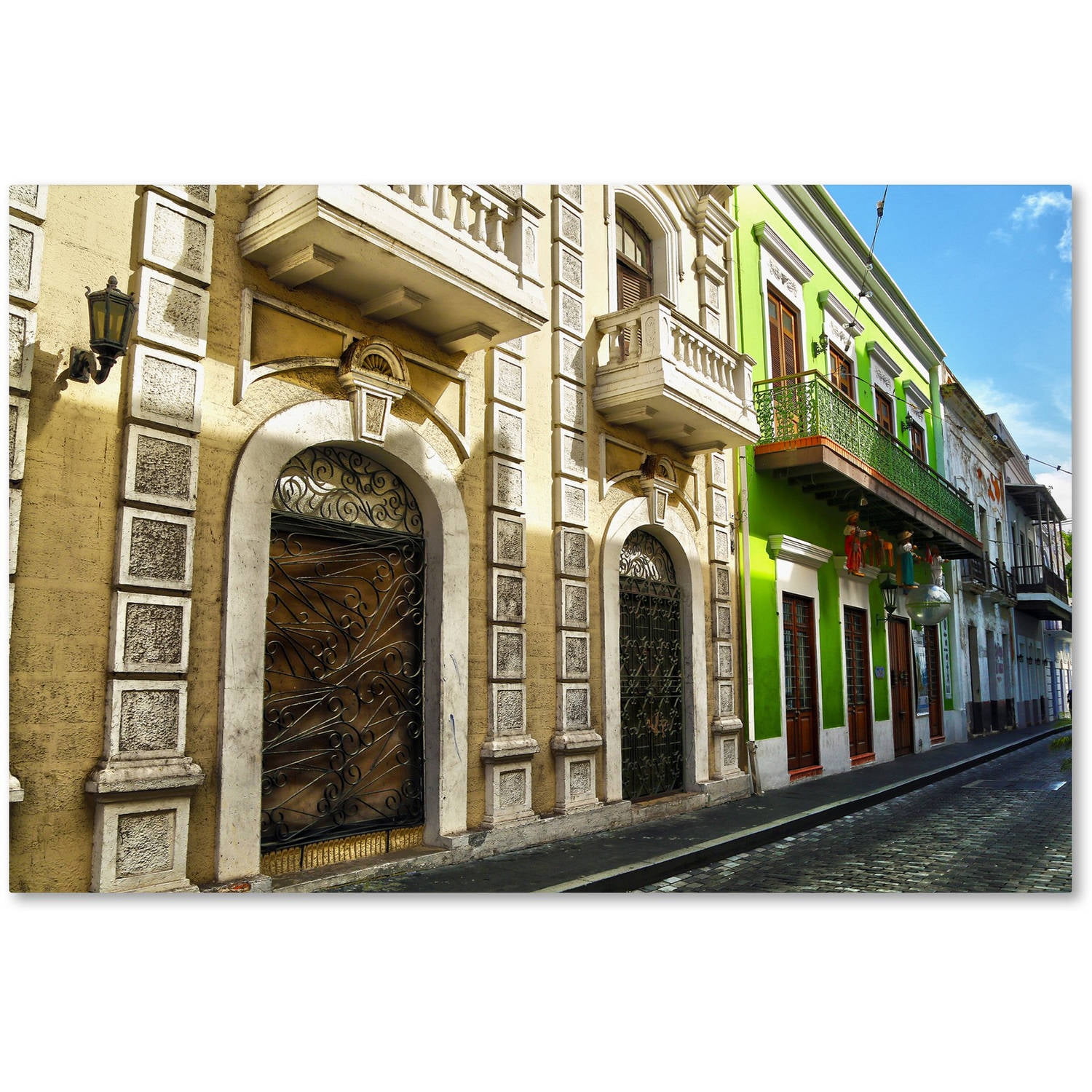 Trademark Fine Art "Old San Juan 8" Canvas Art by CATeyes