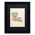 thumbnail image 1 of Trademark Fine Art "Old Sheet Music Map of Louisiana" Canvas Art by Michael Tompsett Black Matte, Black Frame, 1 of 4